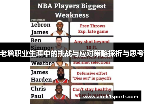老詹职业生涯中的挑战与应对策略探析与思考